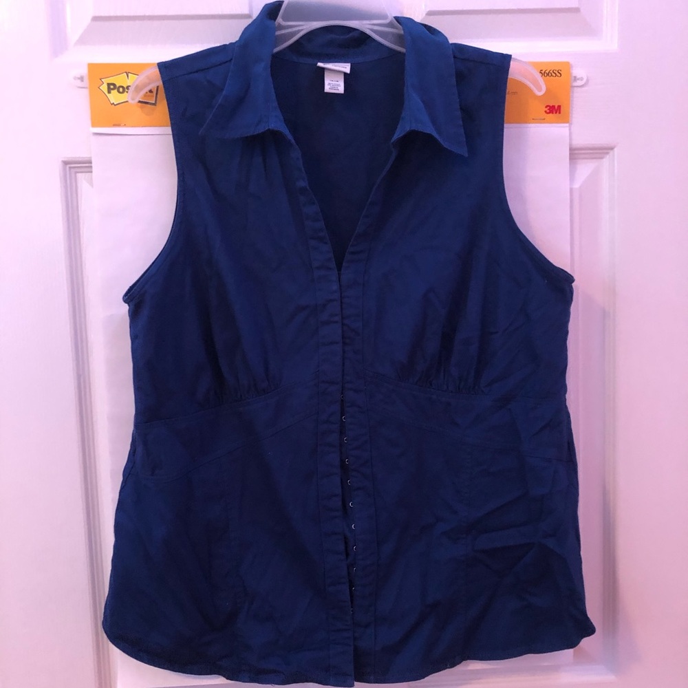 Venezia sis 14/16 blue sleeveless shirt